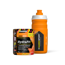 Hydrafit 400g+Caramañola Orange, ENERGIZANTES-GELES Named Sport
