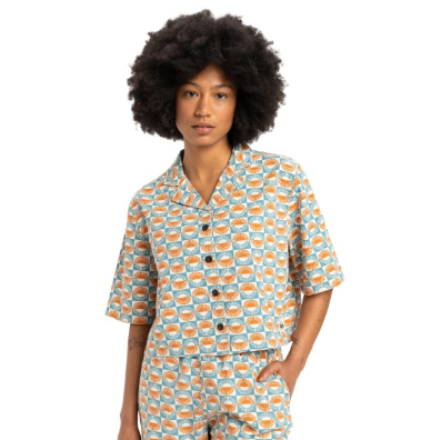 Camisa MC D Dad Crop Fit