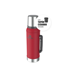 Termo Classic 950ml C/Manija y Tapón Cebador,  Stanley
