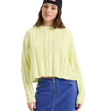Sweater D Chloe Kim Cropped Cable,  Roxy