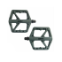Pedales MTB Plataforma Negro Nylon 9/16 Pines Intercambiables 04826 